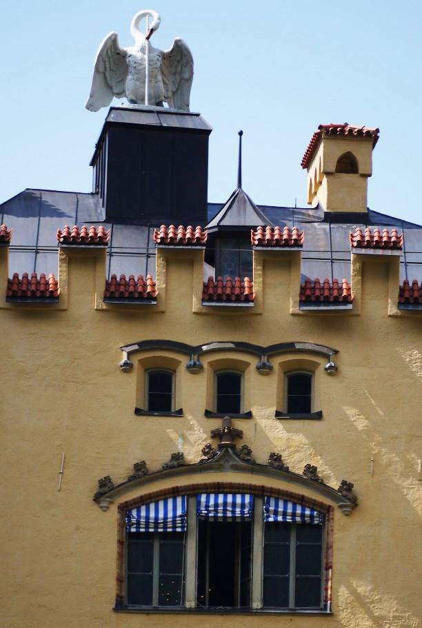 Фальцева покрівля замку Хоеншванґау