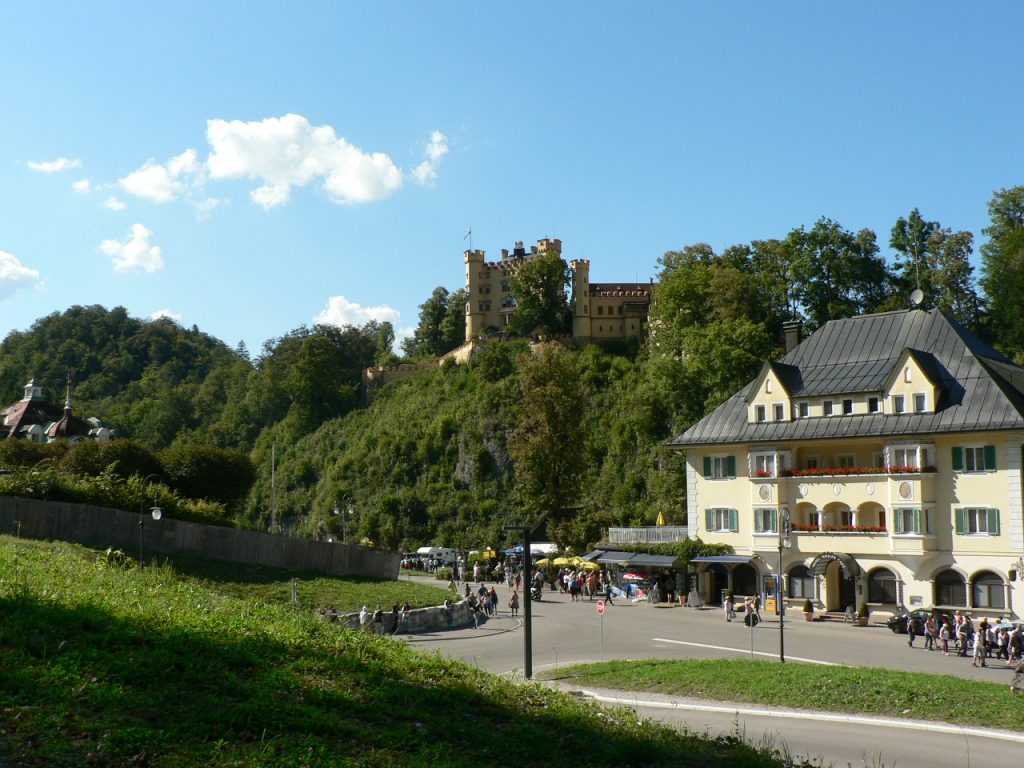 Фальцева покрівля замку Хоеншванґау
