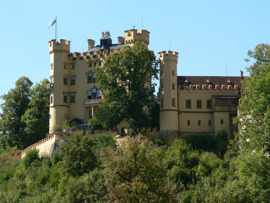 Фальцева покрівля замку Хоеншванґау