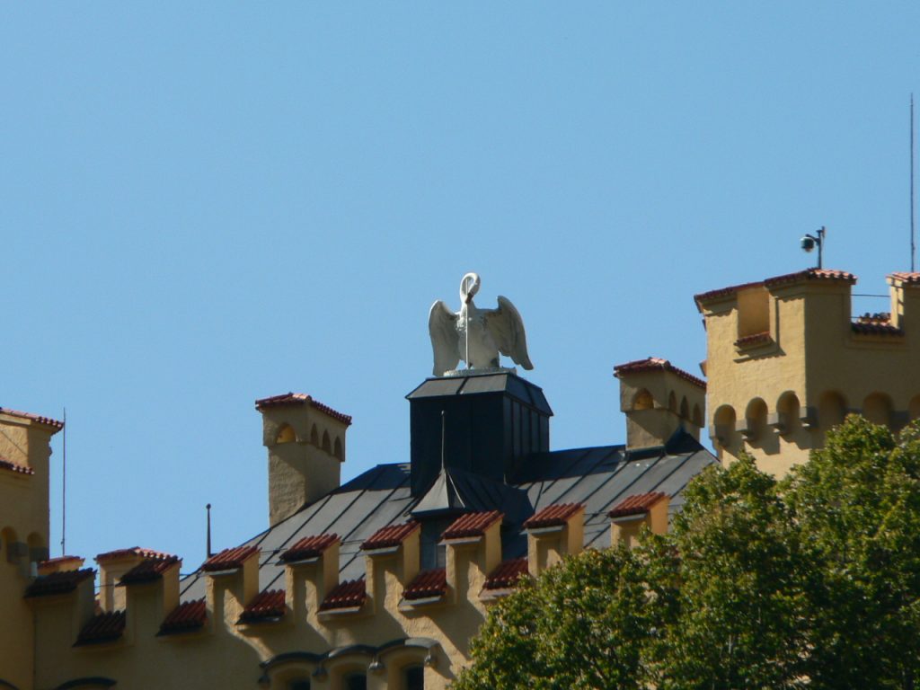 Фальцева покрівля замку Хоеншванґау