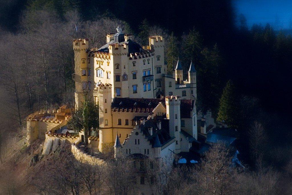 Фальцева покрівля замку Хоеншванґау